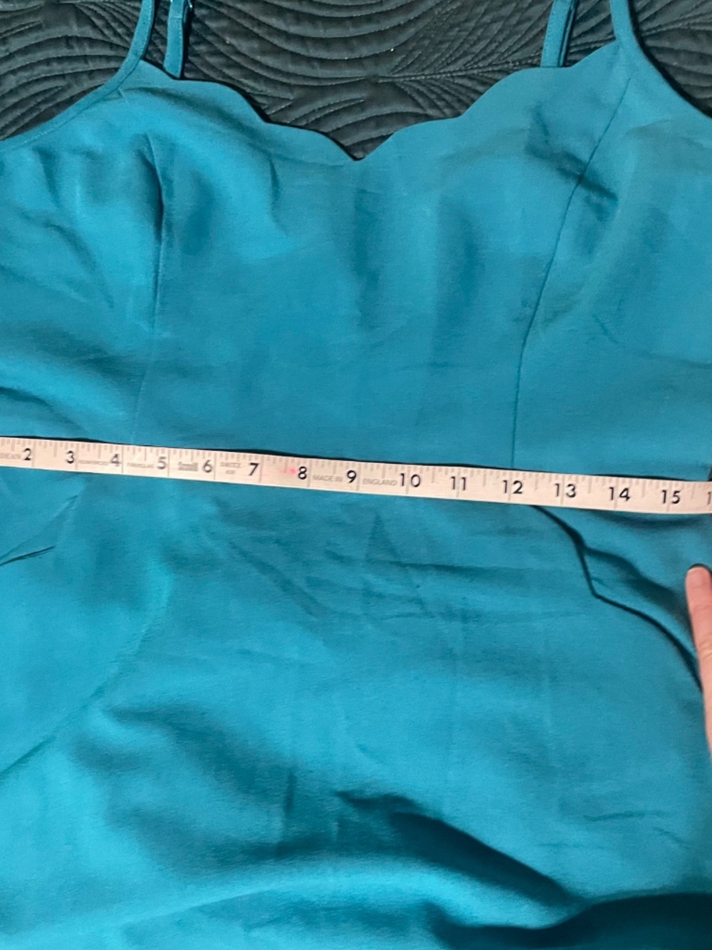 Market & Spruce Stitch Fix Teal Dress L - Picture 7 of 8
